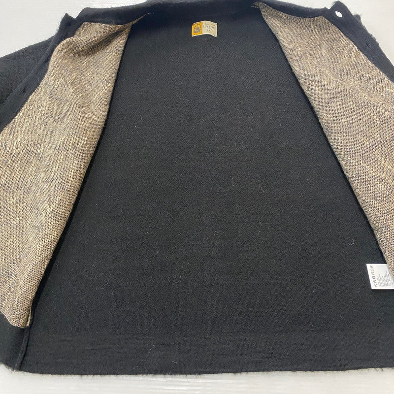 【中古品】【メンズ】 SAINT MICHAEL SAINT Mxxxxxx SAINT MICHAEL セントマイケル 25AW LEOPARD KNIT CARDIGAN SM-HR1-0000-073 レオパード ニット カーディガン 長袖 トップス 142-260518-ks-06-tei サイズ：L カラー：ブラック 万代Net店