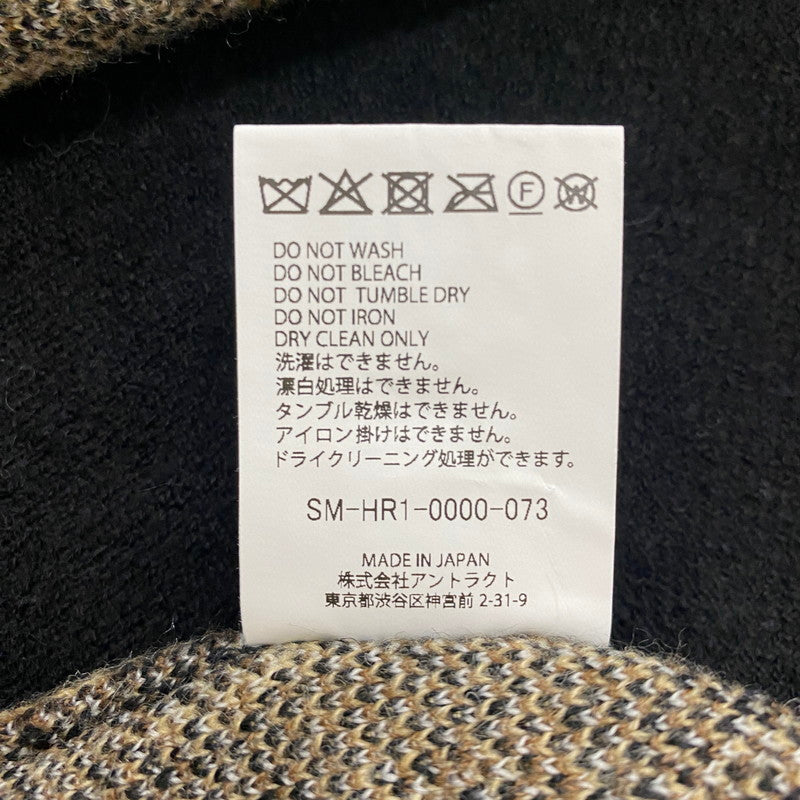 【中古品】【メンズ】 SAINT MICHAEL SAINT Mxxxxxx SAINT MICHAEL セントマイケル 25AW LEOPARD KNIT CARDIGAN SM-HR1-0000-073 レオパード ニット カーディガン 長袖 トップス 142-260518-ks-06-tei サイズ：L カラー：ブラック 万代Net店