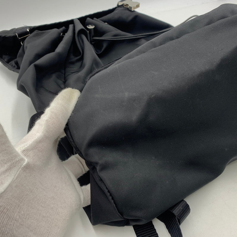 【中古品】【メンズ】 PRADA プラダ V135 テスート ナイロン バックパック カバン リュックサック デイバッグ 180-260606-ko-14-tei カラー：ブラック 万代Net店