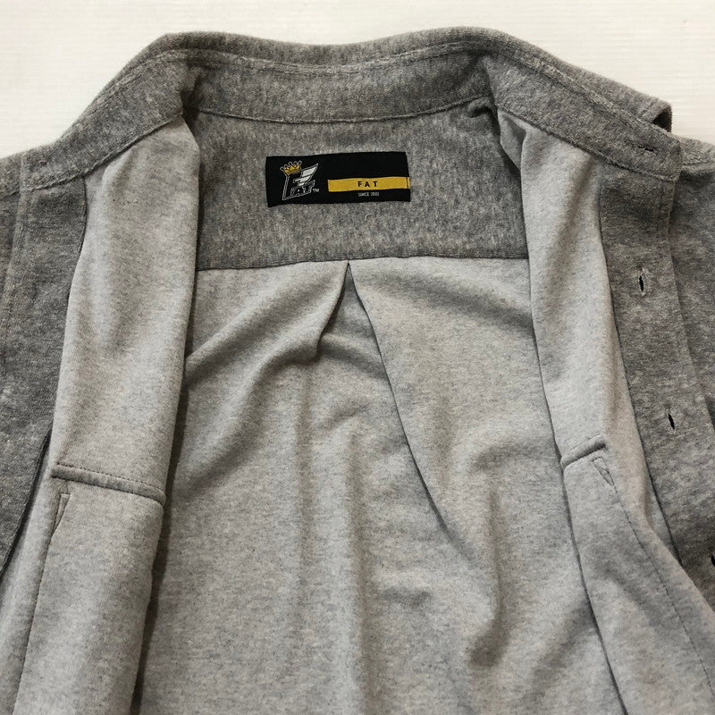 【中古品】【メンズ】 FAT エフエイティー SWEAT S/S SHIRT スウェット ショートスリーブ シャツ 半袖 トップス 142-260702-sa-09-tei サイズ：FAT カラー：グレー 万代Net店