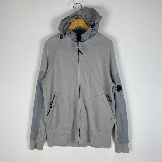 【中古品】【メンズ】 C.P.COMPANY シーピーカンパニー ZIP HOODIE 12CMSS116A 005086W ジップ フーディー トップス 141-260518-ks-14-tei サイズ：L カラー：グレー 万代Net店