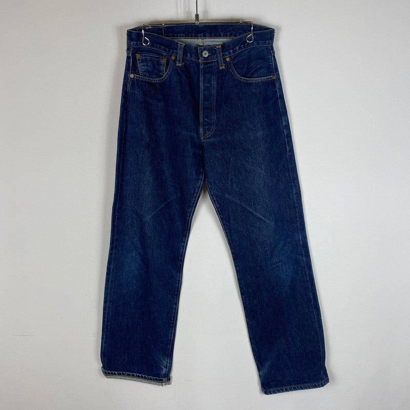 【現状渡し品】【メンズ】 Levi's リーバイス 98's 1955 501XX DENIM PANTS 501-0003 デニムパンツ ボトムス ジーンズ ボタン裏刻印 555 バレンシア工場製 156-260518-ks-19-tei サイズ：33 カラー：インディゴ 万代Net店