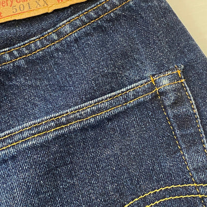 【現状渡し品】【メンズ】 Levi's リーバイス 98's 1955 501XX DENIM PANTS 501-0003 デニムパンツ ボトムス ジーンズ ボタン裏刻印 555 バレンシア工場製 156-260518-ks-19-tei サイズ：33 カラー：インディゴ 万代Net店
