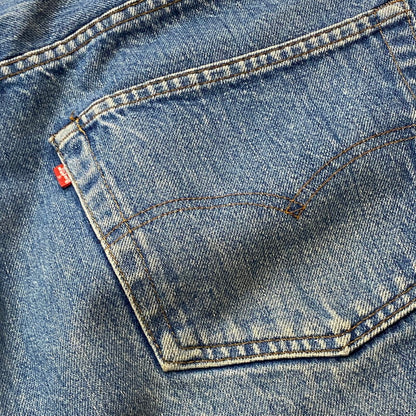 【現状渡し品】【メンズ】 Levi's リーバイス 70～80's 501 DENIM PANT 70～80年代 501 デニムパンツ ボトムス ジーンズ ボタン裏刻印 524 USA製 156-260518-ks-20-tei サイズ：38/※内タグ欠損 カラー：インディゴ 万代Net店