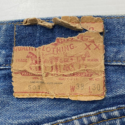 【現状渡し品】【メンズ】 Levi's リーバイス 70～80's 501 DENIM PANT 70～80年代 501 デニムパンツ ボトムス ジーンズ ボタン裏刻印 524 USA製 156-260518-ks-20-tei サイズ：38/※内タグ欠損 カラー：インディゴ 万代Net店