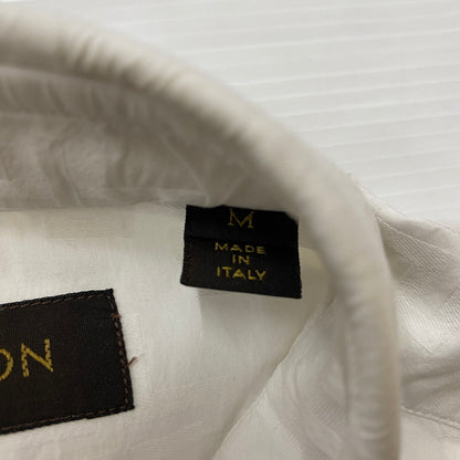 【中古品】【メンズ】 LOUIS VUITTON ルイ・ヴィトン ONEPOINT DRESS SHIRT RM162 ADY HAS61W ワンポイント ドレスシャツ 長袖 トップス 141-260518-ks-07-tei サイズ：M カラー：ホワイト 万代Net店