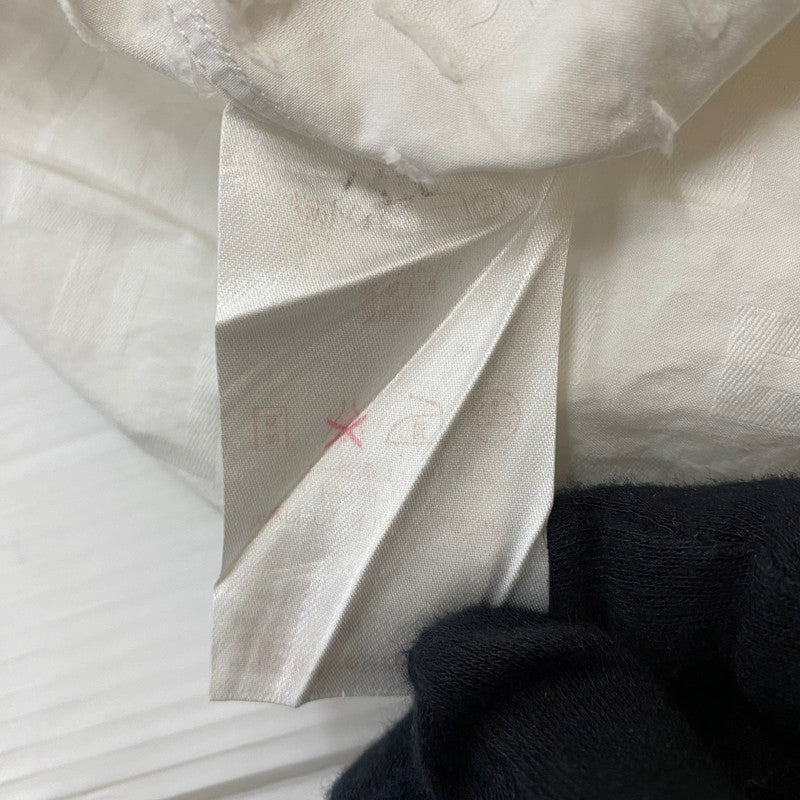 【中古品】【メンズ】 LOUIS VUITTON ルイ・ヴィトン ONEPOINT DRESS SHIRT RM162 ADY HAS61W ワンポイント ドレスシャツ 長袖 トップス 141-260518-ks-07-tei サイズ：M カラー：ホワイト 万代Net店