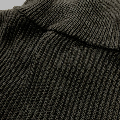 【現状渡し品】【メンズ】 ZARA ザラ DRIVERS KNIT ドライバーズ ニット トップス 長袖 147-260715-sa-06-tei サイズ：L カラー：ブラック 万代Net店