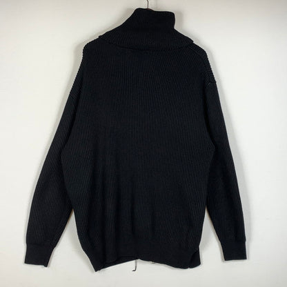 【現状渡し品】【メンズ】 ZARA ザラ DRIVERS KNIT ドライバーズ ニット トップス 長袖 147-260715-sa-06-tei サイズ：L カラー：ブラック 万代Net店