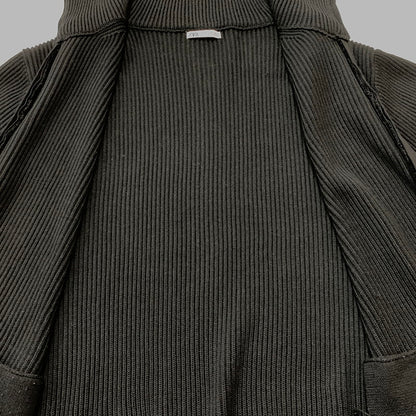 【現状渡し品】【メンズ】 ZARA ザラ DRIVERS KNIT ドライバーズ ニット トップス 長袖 147-260715-sa-06-tei サイズ：L カラー：ブラック 万代Net店