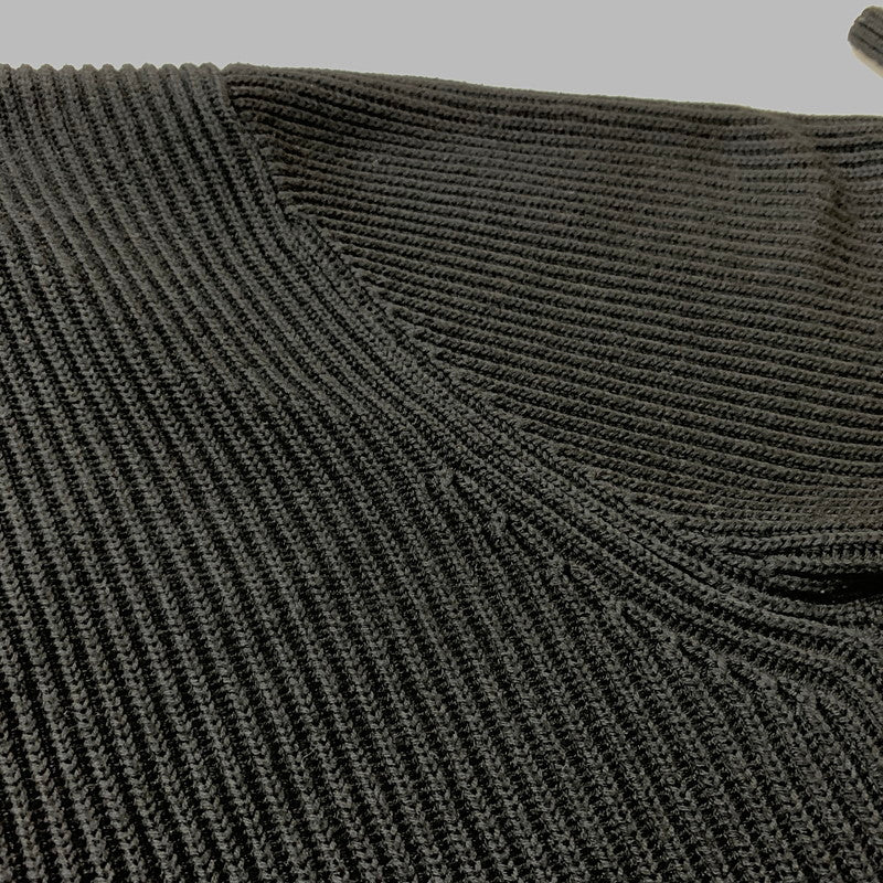 【現状渡し品】【メンズ】 ZARA ザラ DRIVERS KNIT ドライバーズ ニット トップス 長袖 147-260715-sa-06-tei サイズ：L カラー：ブラック 万代Net店