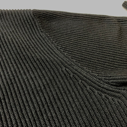 【現状渡し品】【メンズ】 ZARA ザラ DRIVERS KNIT ドライバーズ ニット トップス 長袖 147-260715-sa-06-tei サイズ：L カラー：ブラック 万代Net店