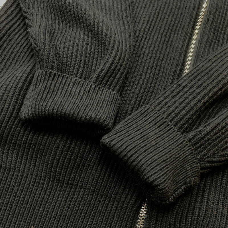 【現状渡し品】【メンズ】 ZARA ザラ DRIVERS KNIT ドライバーズ ニット トップス 長袖 147-260715-sa-06-tei サイズ：L カラー：ブラック 万代Net店