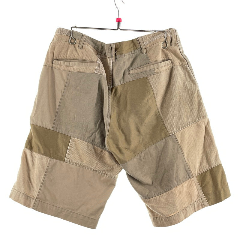 【中古品】【メンズ】 MOUNTAIN RESEARCH マウンテン リサーチ 16SS CRAFTED SHORTS MTR-1915 2016年春夏 クラフトテッド ショーツ ボトムス 短パン 151-260807-sa-22-tei サイズ：L カラー：ベージュ 万代Net店
