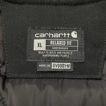 【中古品】【メンズ】 Carhartt カーハート DUCK WORK VEST 0V0001-M ダック ワークベスト ライトアウター 145-260530-ko-20-fuzh サイズ：XL カラー：ブラック 万代Net店
