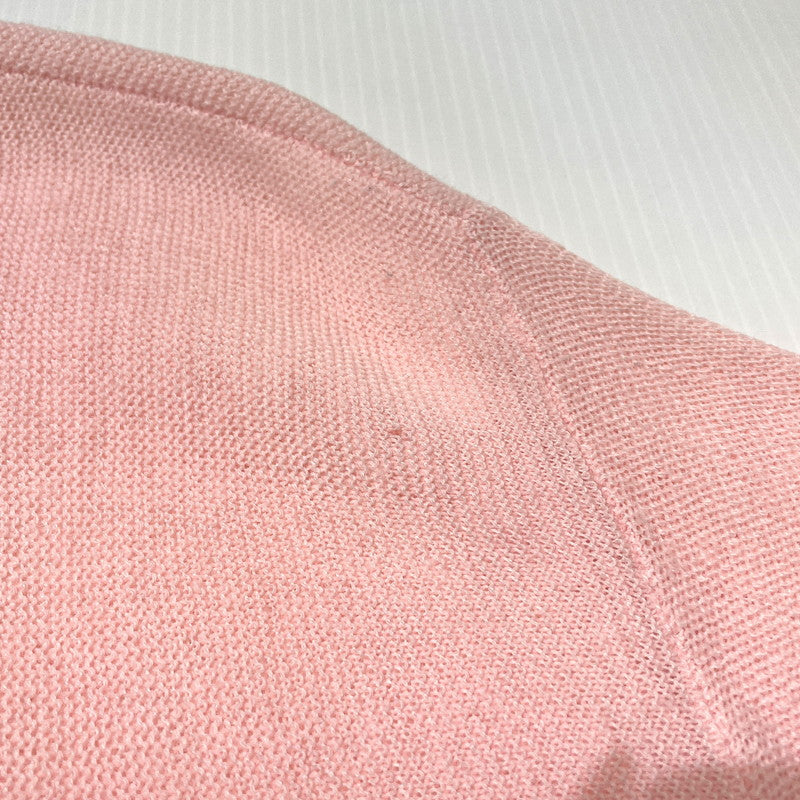 【中古品】【メンズ】 IZOD LACOSTE アイゾッド ラコステ 70's V NECK ACRYLIC KNIT SWEATER VINTAGE 70年代 Vネック アクリル ニット セーター 長袖 トップス ヴィンテージ 青ワニ 147-260828-yo-02-teih サイズ：L カラー：ピンク 万代Net店