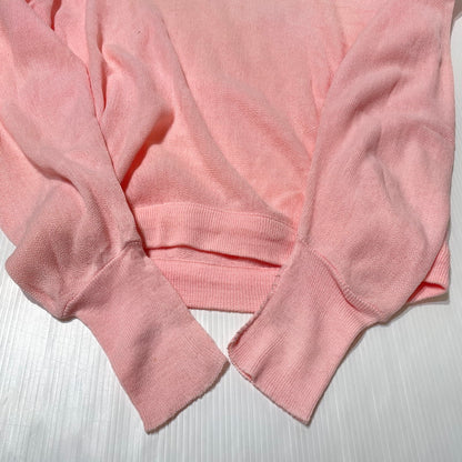 【中古品】【メンズ】 IZOD LACOSTE アイゾッド ラコステ 70's V NECK ACRYLIC KNIT SWEATER VINTAGE 70年代 Vネック アクリル ニット セーター 長袖 トップス ヴィンテージ 青ワニ 147-260828-yo-02-teih サイズ：L カラー：ピンク 万代Net店