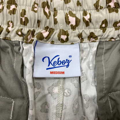 【中古品】【メンズ】 KEBOZ ケボズ LEOPARD SHORTPANTS レオパード ショートパンツ ボトムス ショーツ ハーフパンツ 153-260514-ko-06-tei サイズ：M カラー：柄 万代Net店