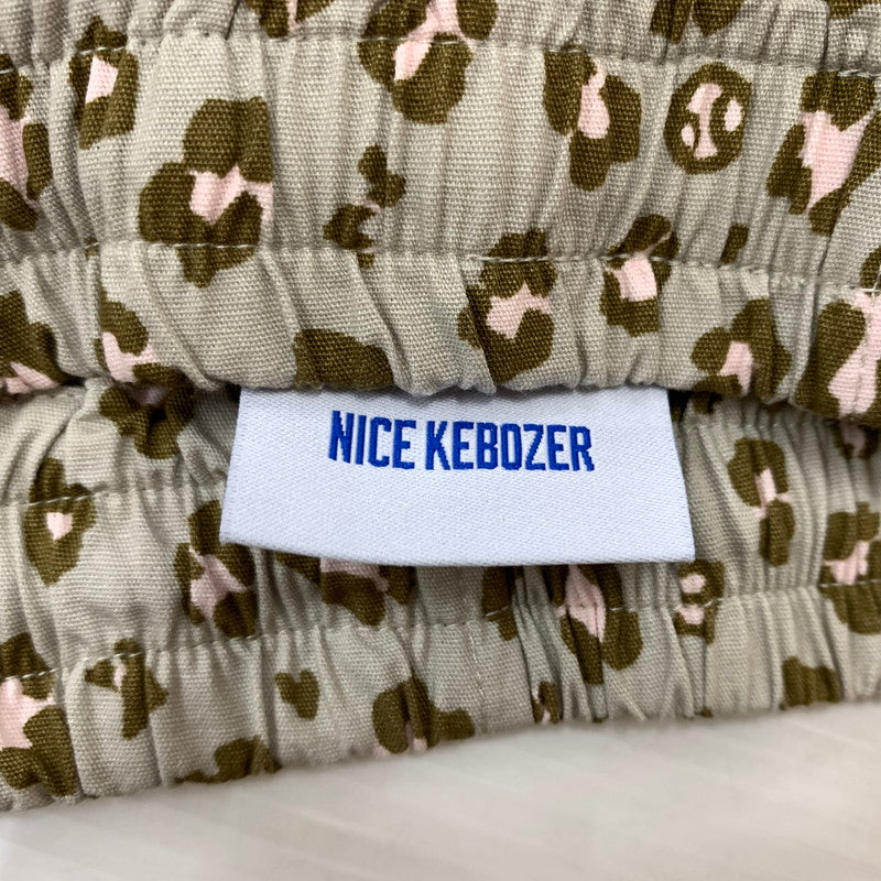 【中古品】【メンズ】 KEBOZ ケボズ LEOPARD SHORTPANTS レオパード ショートパンツ ボトムス ショーツ ハーフパンツ 153-260514-ko-06-tei サイズ：M カラー：柄 万代Net店