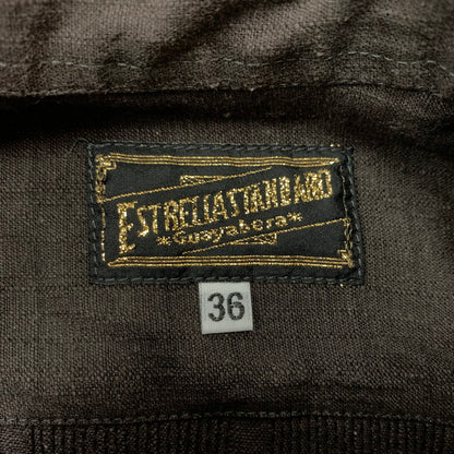 【中古品】【メンズ】 ESTRELLA STANDARD GUAYABERA エストレヤ スタンダード グァジャベーラ CUBAN SHIRT キューバ シャツ トップス 半袖 ボタンダウン 147-260514-ko-05-tei サイズ：36 カラー：ブラウン 万代Net店