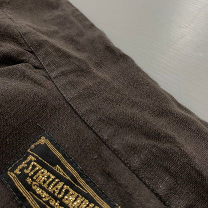 【中古品】【メンズ】 ESTRELLA STANDARD GUAYABERA エストレヤ スタンダード グァジャベーラ CUBAN SHIRT キューバ シャツ トップス 半袖 ボタンダウン 147-260514-ko-05-tei サイズ：36 カラー：ブラウン 万代Net店