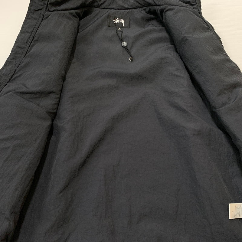 【中古品】【メンズ】 STUSSY ステューシー STRIPED FLEECE VEST 118468 ストライプ フリース ベスト ライトアウター 142-260514-ko-02-tei サイズ：S カラー：柄 万代Net店