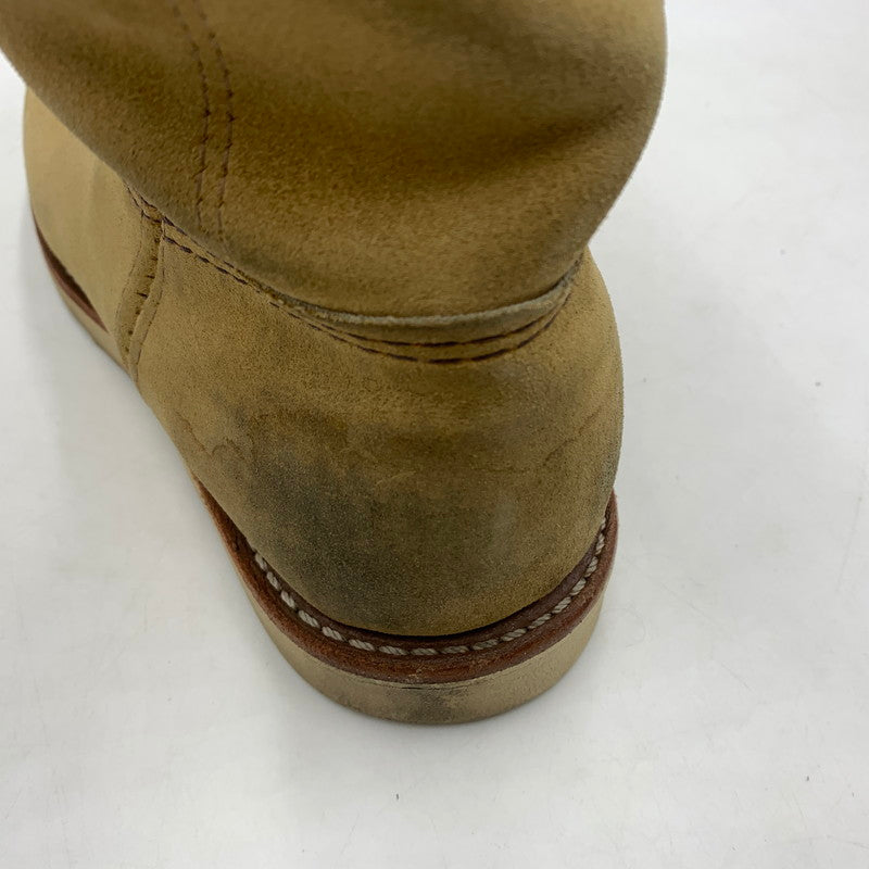 【中古品】【メンズ】 RED WING レッドウィング 9-INCH PECOS BOOT 8168 9インチ ペコス ブーツ エンジニアブーツ 靴 164-260603-ko-04-tei サイズ：26cm カラー：ベージュ 万代Net店