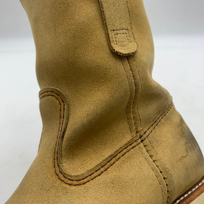 【中古品】【メンズ】 RED WING レッドウィング 9-INCH PECOS BOOT 8168 9インチ ペコス ブーツ エンジニアブーツ 靴 164-260603-ko-04-tei サイズ：26cm カラー：ベージュ 万代Net店