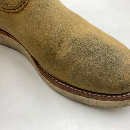 【中古品】【メンズ】 RED WING レッドウィング 9-INCH PECOS BOOT 8168 9インチ ペコス ブーツ エンジニアブーツ 靴 164-260603-ko-04-tei サイズ：26cm カラー：ベージュ 万代Net店