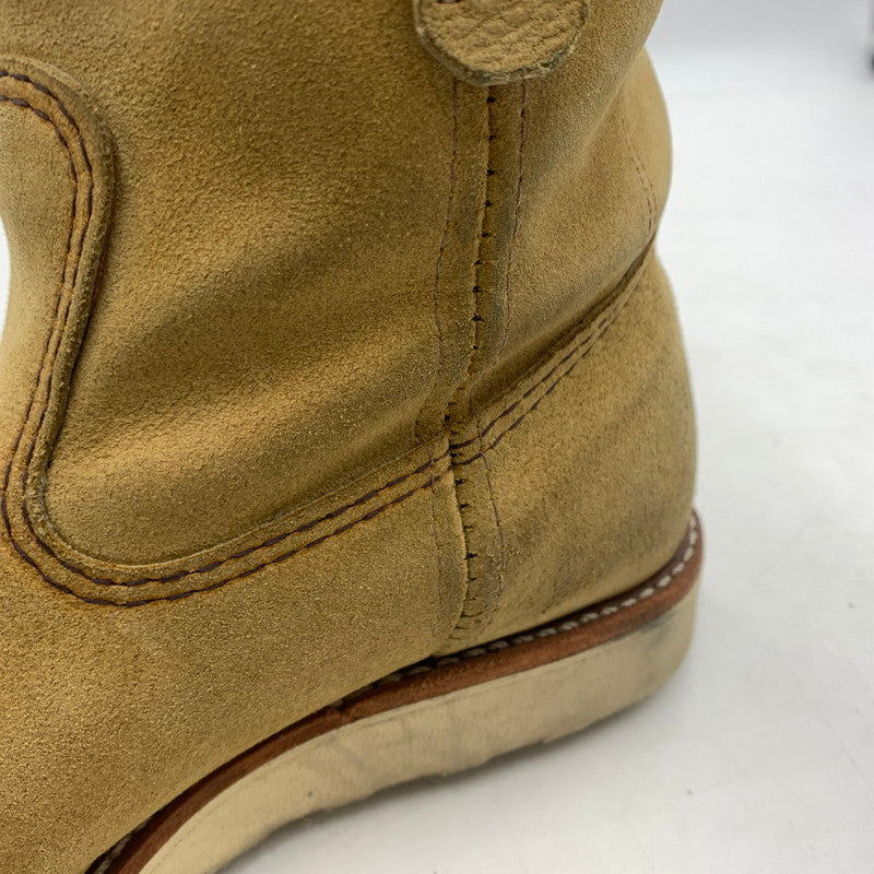【中古品】【メンズ】 RED WING レッドウィング 9-INCH PECOS BOOT 8168 9インチ ペコス ブーツ エンジニアブーツ 靴 164-260603-ko-04-tei サイズ：26cm カラー：ベージュ 万代Net店