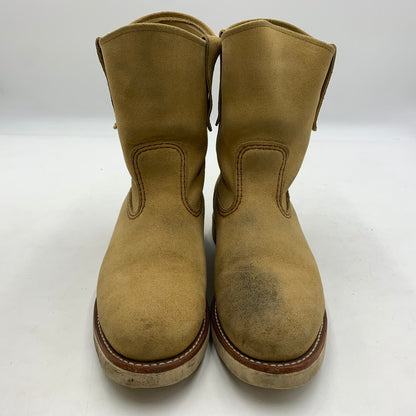 【中古品】【メンズ】 RED WING レッドウィング 9-INCH PECOS BOOT 8168 9インチ ペコス ブーツ エンジニアブーツ 靴 164-260603-ko-04-tei サイズ：26cm カラー：ベージュ 万代Net店