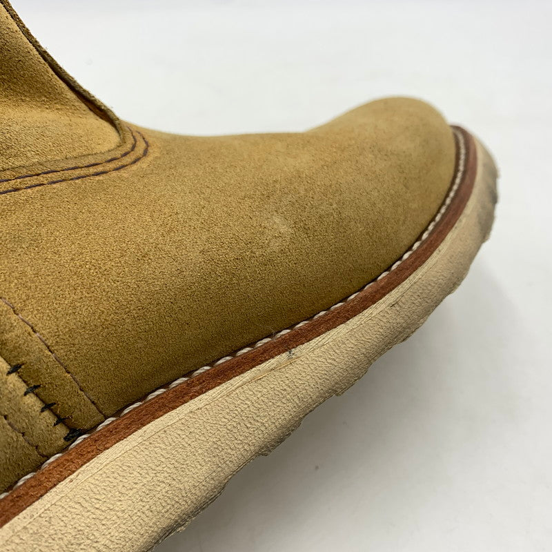 【中古品】【メンズ】 RED WING レッドウィング 9-INCH PECOS BOOT 8168 9インチ ペコス ブーツ エンジニアブーツ 靴 164-260603-ko-04-tei サイズ：26cm カラー：ベージュ 万代Net店