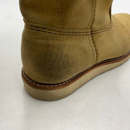 【中古品】【メンズ】 RED WING レッドウィング 9-INCH PECOS BOOT 8168 9インチ ペコス ブーツ エンジニアブーツ 靴 164-260603-ko-04-tei サイズ：26cm カラー：ベージュ 万代Net店
