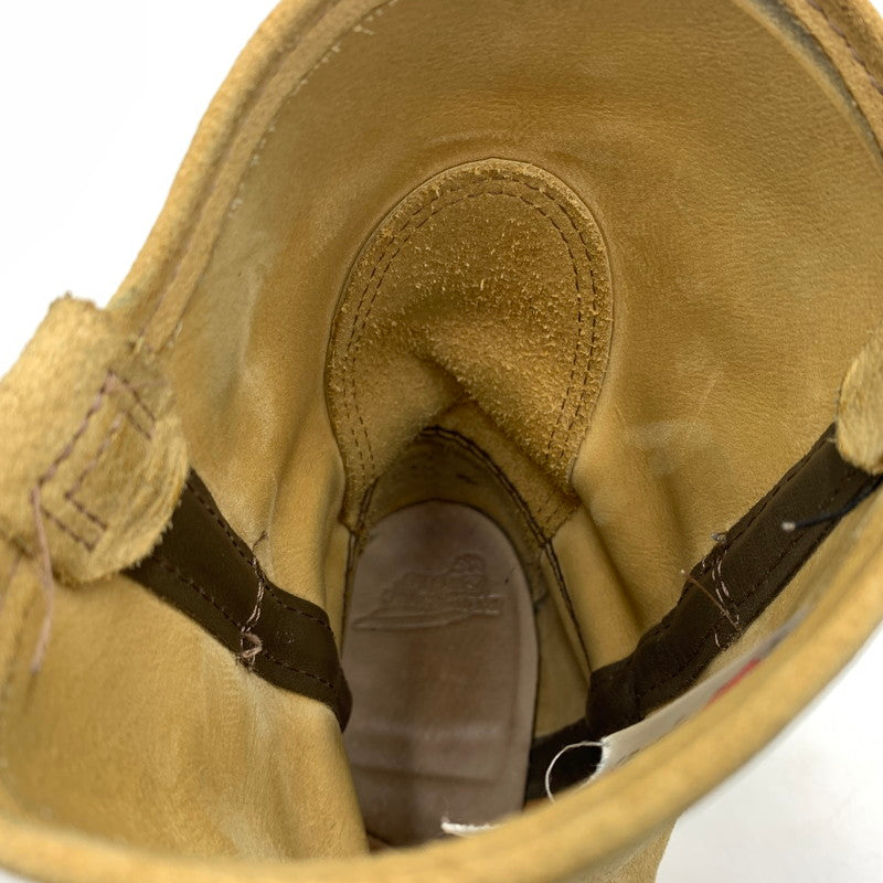 【中古品】【メンズ】 RED WING レッドウィング 9-INCH PECOS BOOT 8168 9インチ ペコス ブーツ エンジニアブーツ 靴 164-260603-ko-04-tei サイズ：26cm カラー：ベージュ 万代Net店