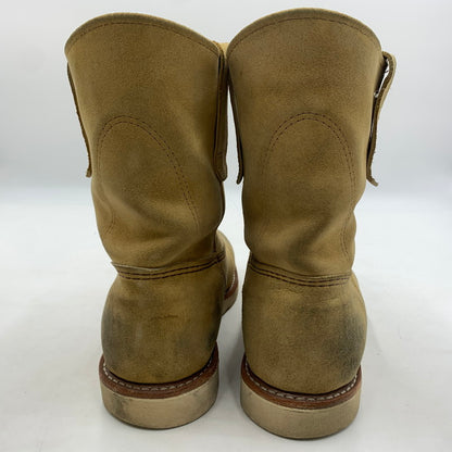 【中古品】【メンズ】 RED WING レッドウィング 9-INCH PECOS BOOT 8168 9インチ ペコス ブーツ エンジニアブーツ 靴 164-260603-ko-04-tei サイズ：26cm カラー：ベージュ 万代Net店