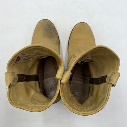 【中古品】【メンズ】 RED WING レッドウィング 9-INCH PECOS BOOT 8168 9インチ ペコス ブーツ エンジニアブーツ 靴 164-260603-ko-04-tei サイズ：26cm カラー：ベージュ 万代Net店