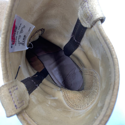 【中古品】【メンズ】 RED WING レッドウィング 9-INCH PECOS BOOT 8168 9インチ ペコス ブーツ エンジニアブーツ 靴 164-260603-ko-04-tei サイズ：26cm カラー：ベージュ 万代Net店