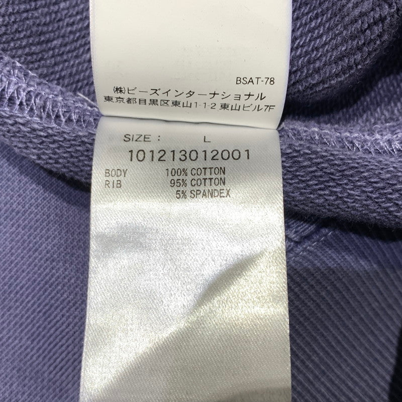 【中古品】【メンズ】 X-LARGE エクストララージ PIGMENT EMBOSSED PULLOVER HOODED SWEAT 101213012001 ピグメント エンボス プルオーバーフーデッド スウェット 長袖 トップス パーカー 142-260703-yo-18-tei サイズ：L カラー：パープル 万代Net店