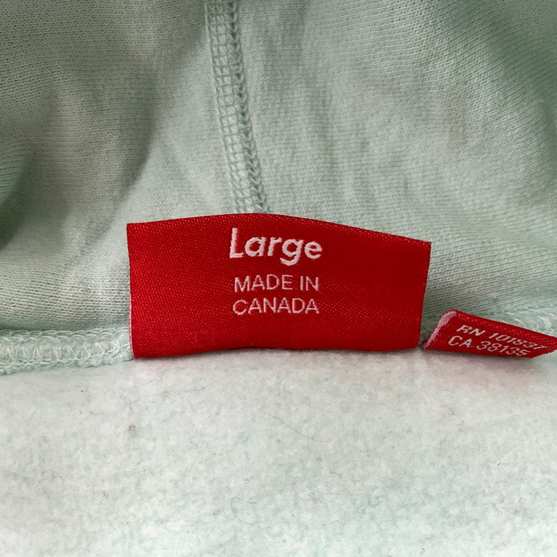 【中古品】【メンズ】 SUPREME シュプリーム 17AW BOX LOGO HOODED SWEATSHIRT ボックスロゴ フード スウェットシャツ トップス プルオーバーパーカー 149-260514-ko-01-tei サイズ：L カラー：アイスブルー 万代Net店