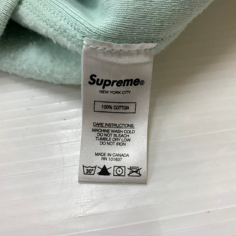 【中古品】【メンズ】 SUPREME シュプリーム 17AW BOX LOGO HOODED SWEATSHIRT ボックスロゴ フード スウェットシャツ トップス プルオーバーパーカー 149-260514-ko-01-tei サイズ：L カラー：アイスブルー 万代Net店
