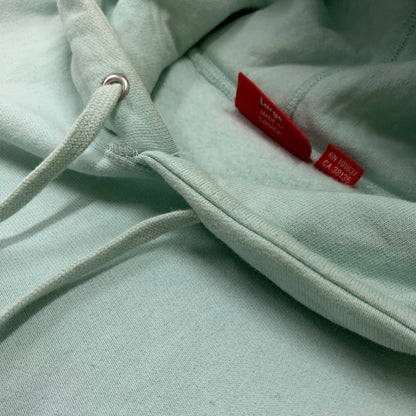 【中古品】【メンズ】 SUPREME シュプリーム 17AW BOX LOGO HOODED SWEATSHIRT ボックスロゴ フード スウェットシャツ トップス プルオーバーパーカー 149-260514-ko-01-tei サイズ：L カラー：アイスブルー 万代Net店