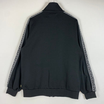【中古品】【メンズ】 EVISEN SKATEBOARDS エヴィセンスケートボード E LOGO TRACK JACKET 25FW_JK08 ロゴ トラックジャケット ライトアウター ジャージ 142-260514-ko-03-tei サイズ：L カラー：ブラック 万代Net店
