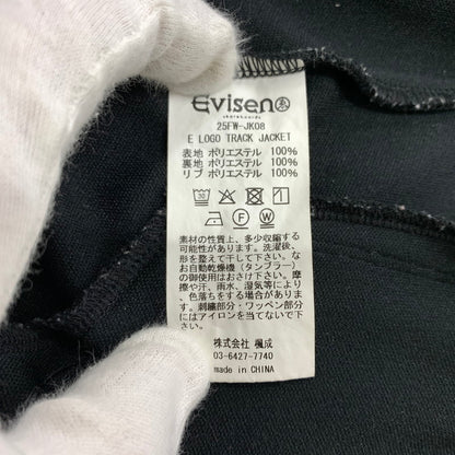 【中古品】【メンズ】 EVISEN SKATEBOARDS エヴィセンスケートボード E LOGO TRACK JACKET 25FW_JK08 ロゴ トラックジャケット ライトアウター ジャージ 142-260514-ko-03-tei サイズ：L カラー：ブラック 万代Net店