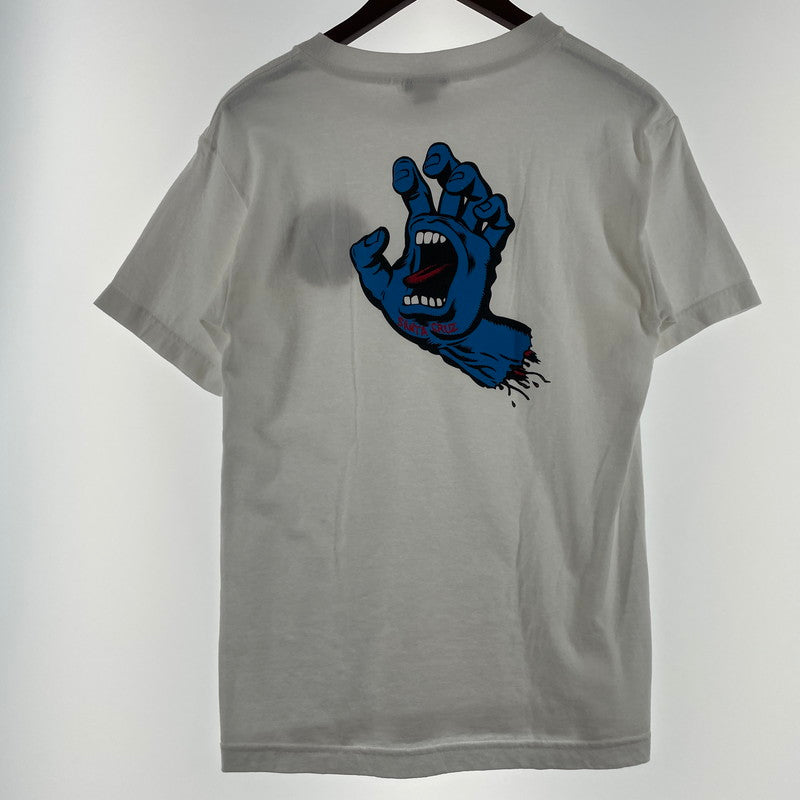 【中古品】【メンズ】 NHS エヌ エイチ エス SPEED WHEELS SANTA CRUZ スピードウィールズ サンタクルーズ 半袖 トップス Ｔシャツ 148-260617-sa-07-tei サイズ：S カラー：ホワイト 万代Net店