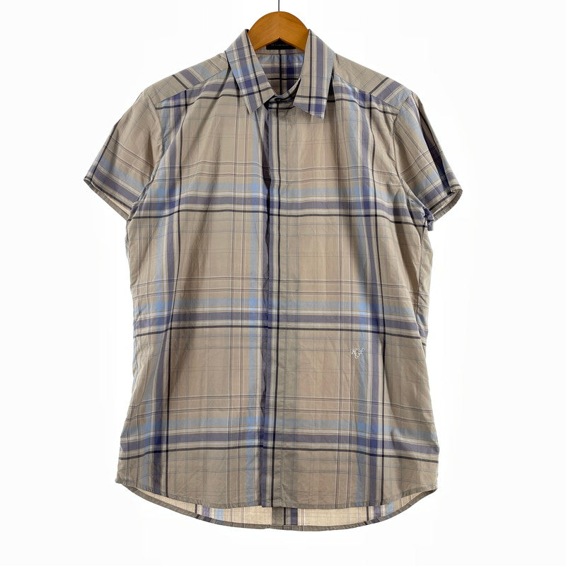【中古品】【メンズ】 KRIS VAN ASSCHE クリス ヴァン アッシュ S/S SHIRT ショートスリーブ シャツ 半袖 トップス 141-260723-sa-12-tei サイズ：46 カラー：チェック 万代Net店
