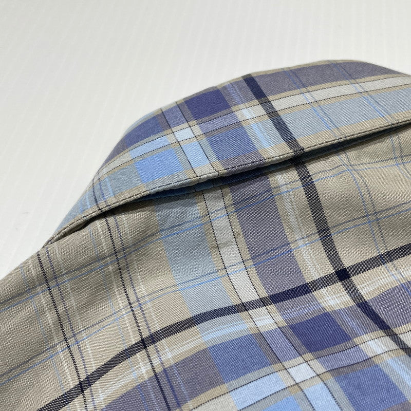 【中古品】【メンズ】 KRIS VAN ASSCHE クリス ヴァン アッシュ S/S SHIRT ショートスリーブ シャツ 半袖 トップス 141-260723-sa-12-tei サイズ：46 カラー：チェック 万代Net店