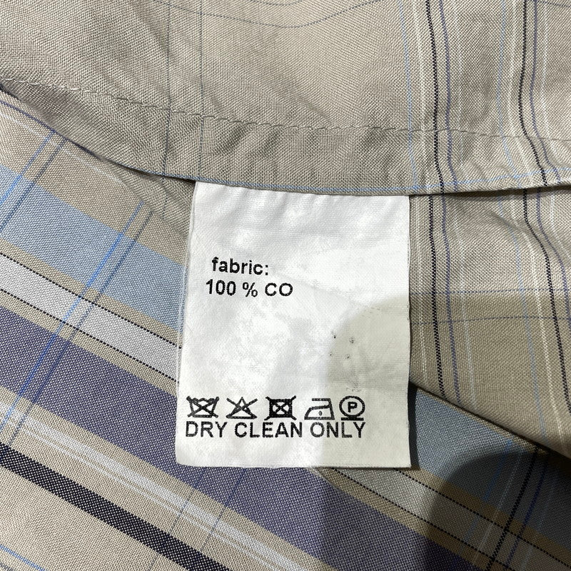 【中古品】【メンズ】 KRIS VAN ASSCHE クリス ヴァン アッシュ S/S SHIRT ショートスリーブ シャツ 半袖 トップス 141-260723-sa-12-tei サイズ：46 カラー：チェック 万代Net店