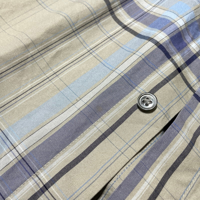【中古品】【メンズ】 KRIS VAN ASSCHE クリス ヴァン アッシュ S/S SHIRT ショートスリーブ シャツ 半袖 トップス 141-260723-sa-12-tei サイズ：46 カラー：チェック 万代Net店