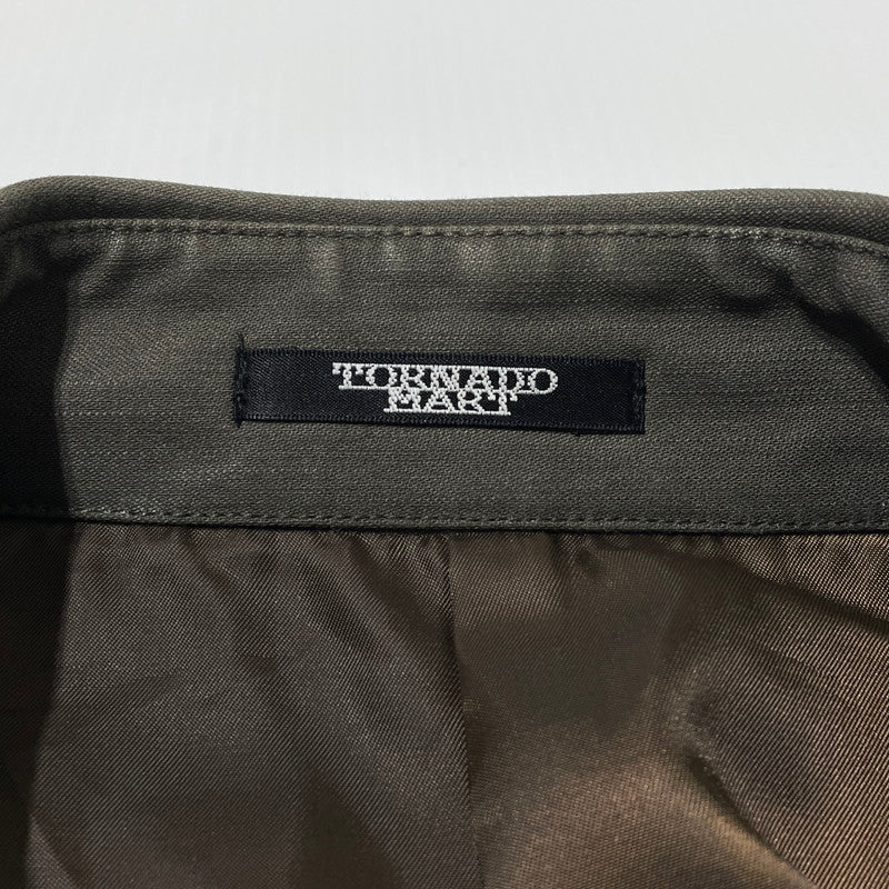 【中古品】【メンズ】 TORNADO MART トルネード マート COTTON TAILORED JACKET コットン テーラード ジャケット アウター 140-260807-sa-15-tei サイズ：M カラー：カーキ 万代Net店
