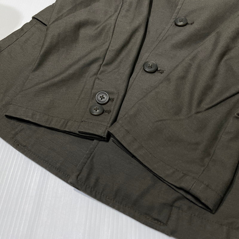 【中古品】【メンズ】 TORNADO MART トルネード マート COTTON TAILORED JACKET コットン テーラード ジャケット アウター 140-260807-sa-15-tei サイズ：M カラー：カーキ 万代Net店